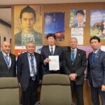 自民党北海道農政推進協議会が8年度予算等の要請に来て頂きました。