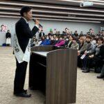 帯広市にて北海道第十一選挙区　自民党公認候補　中川こういちさんの個人演説会が開催され、応援に駆け付けました。
