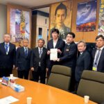 水田農業の在り方検討に係る関係機関連絡会議の皆さまが、米生産に向け要請に見えました。